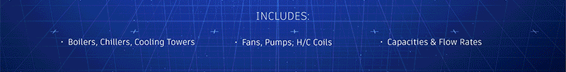 boilers, chillers, cooling towers